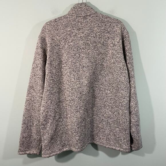 Eddie Bauer Men's Heather Grey Quarter Snap Up Fleece Sweater Size L - Picture 10 of 10